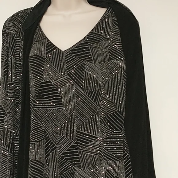 R&M Richard  Lycra blouse long sleeve size 18 - Picture 4 of 12